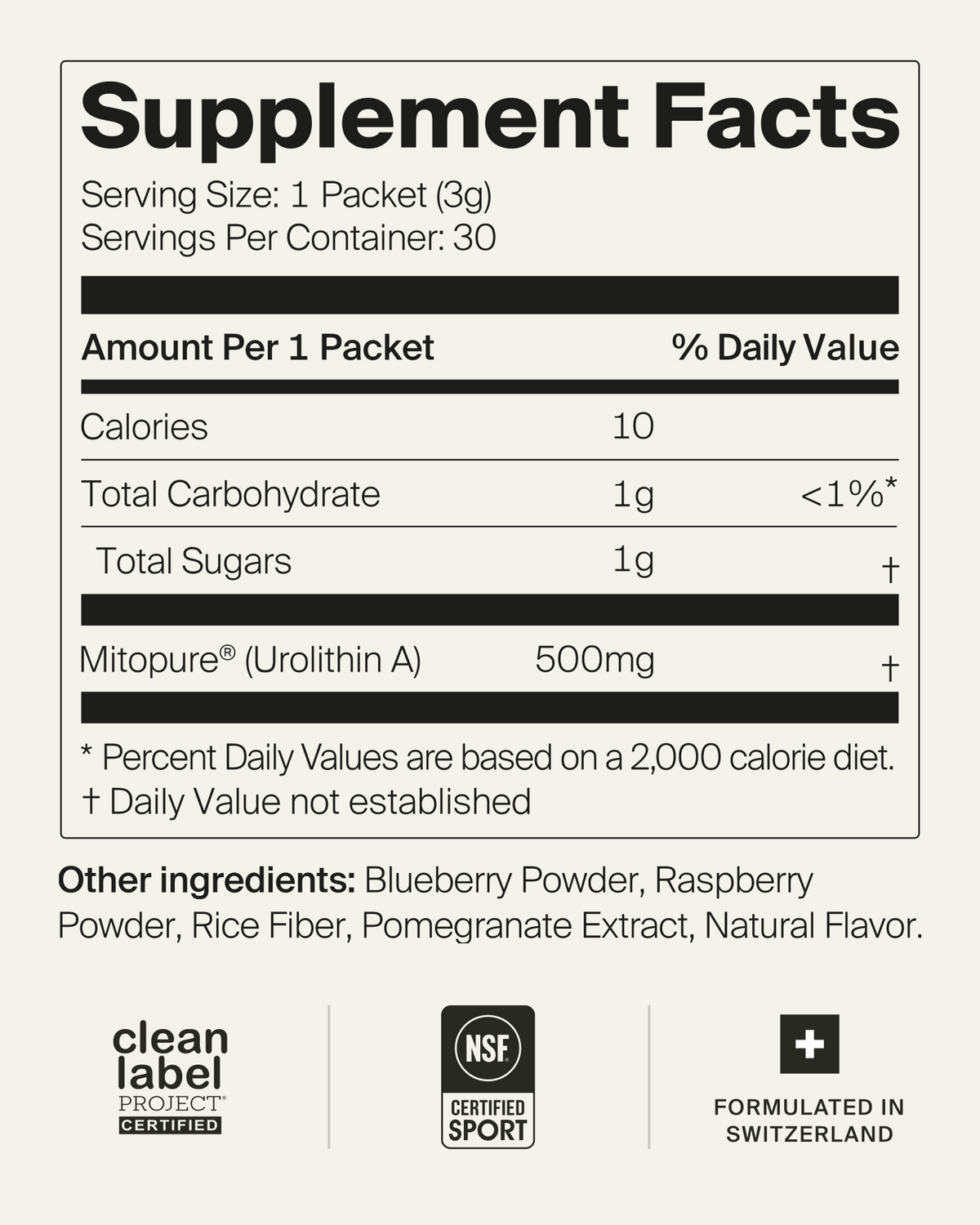 Timeline Mitopure Urolithin A Supplement Powder 500 MG- Clinically Proven Support for Healthy Aging and Cellular Renewal - Mitoceutical for Muscle Support and Longevity